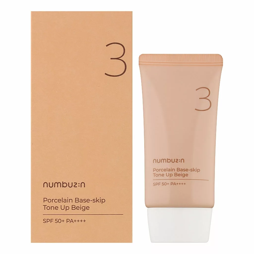 ضدآفتاب رنگی نامبوزین Base-skip تون آپ Beige SPF50