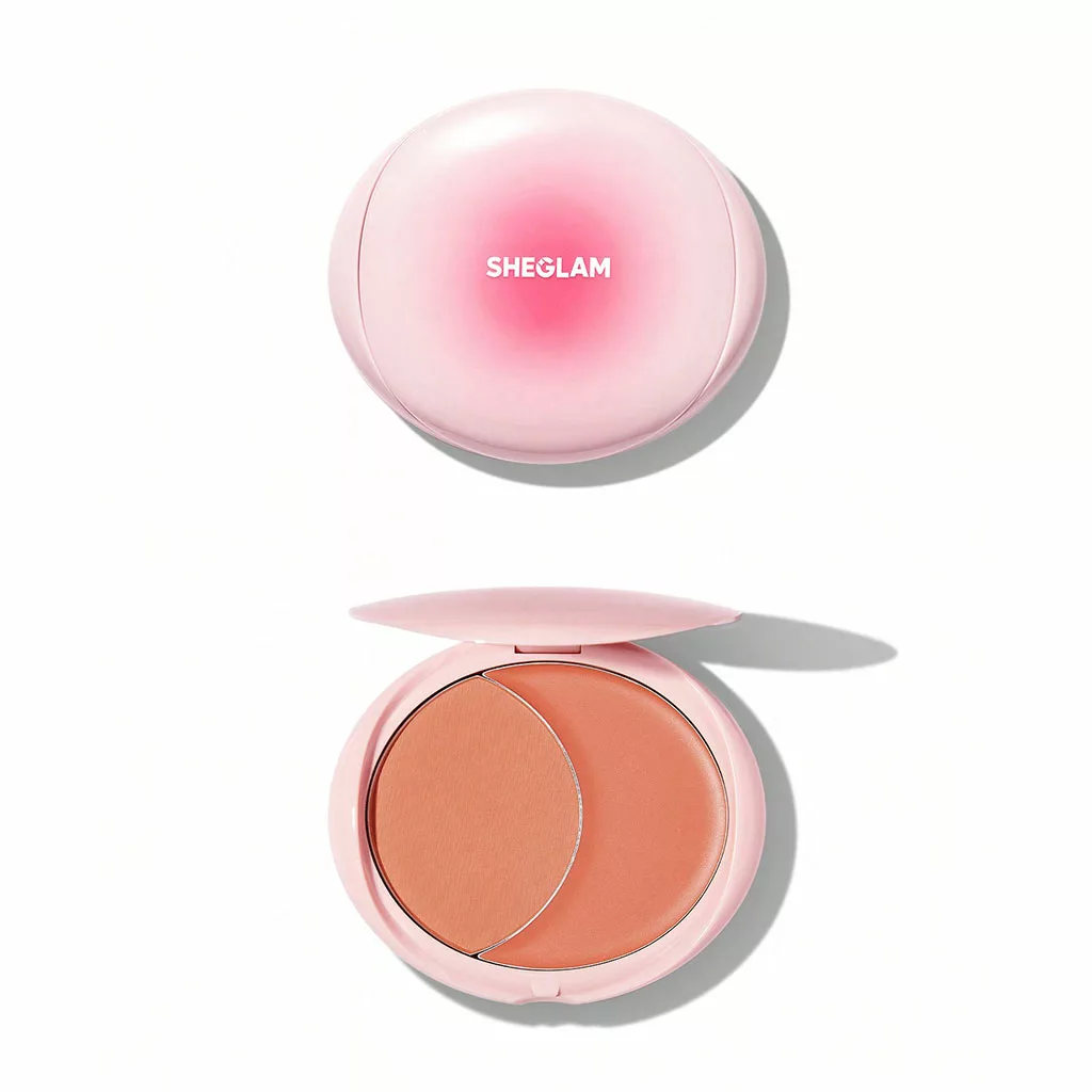 پالت رژگونه دوتایی CHEEK 2 CHEEK شیگلم چیک2چیک PEACH JUICE