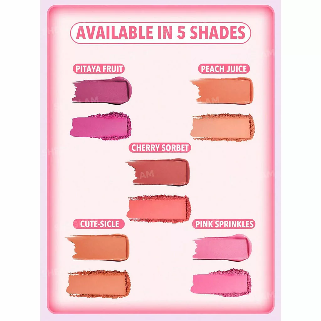 پالت رژگونه دوتایی CHEEK 2 CHEEK شیگلم چیک2چیک PEACH JUICE