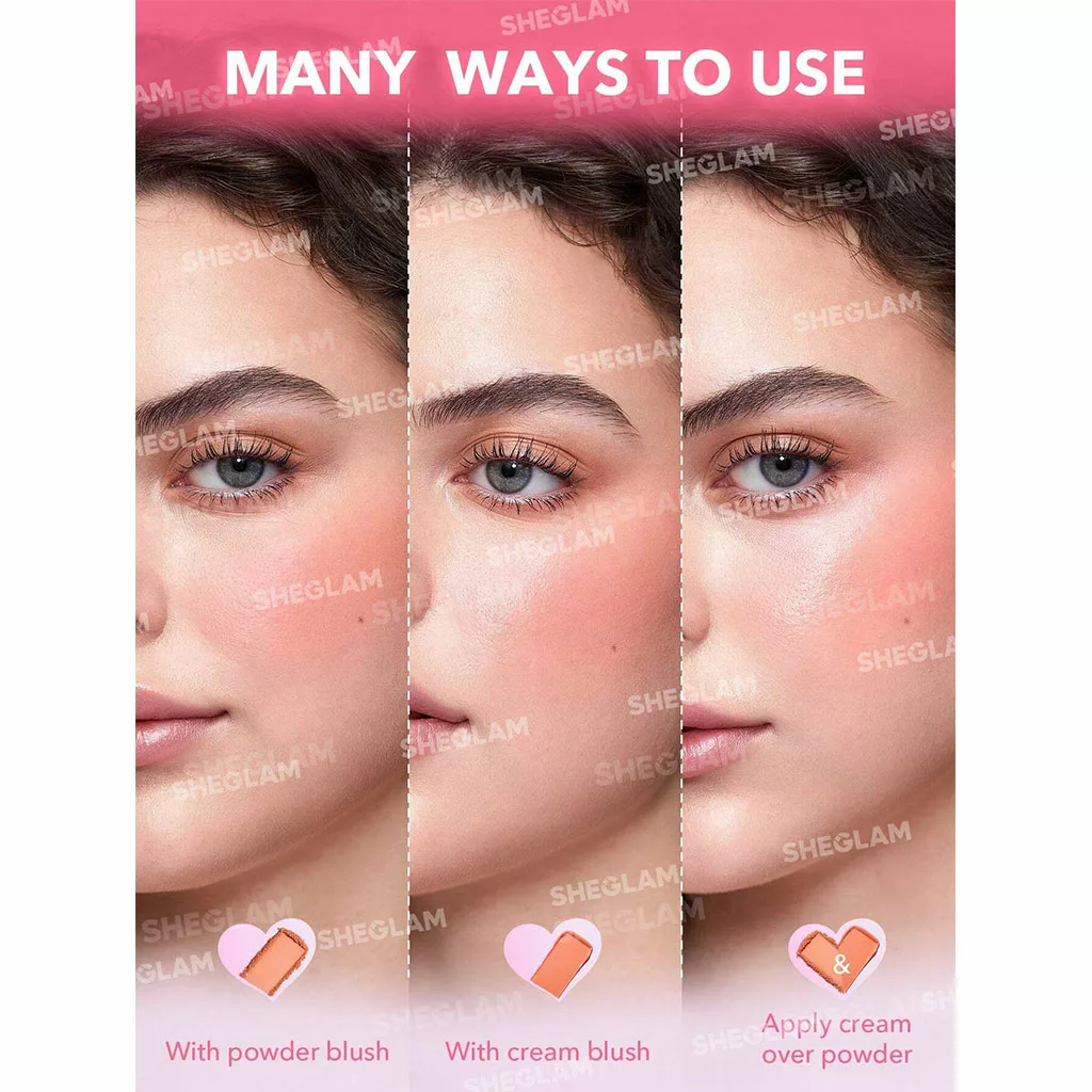 پالت رژگونه دوتایی CHEEK 2 CHEEK شیگلم چیک2چیک PEACH JUICE