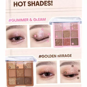 پالت سایه شیگلم 9تایی Forever Matte