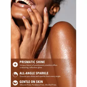 بادی میست شیمر بدن شیگلم رنگ صورتی love bomb