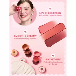 رژ لب و رژگونه کرمی شیگلم ٣طبقه