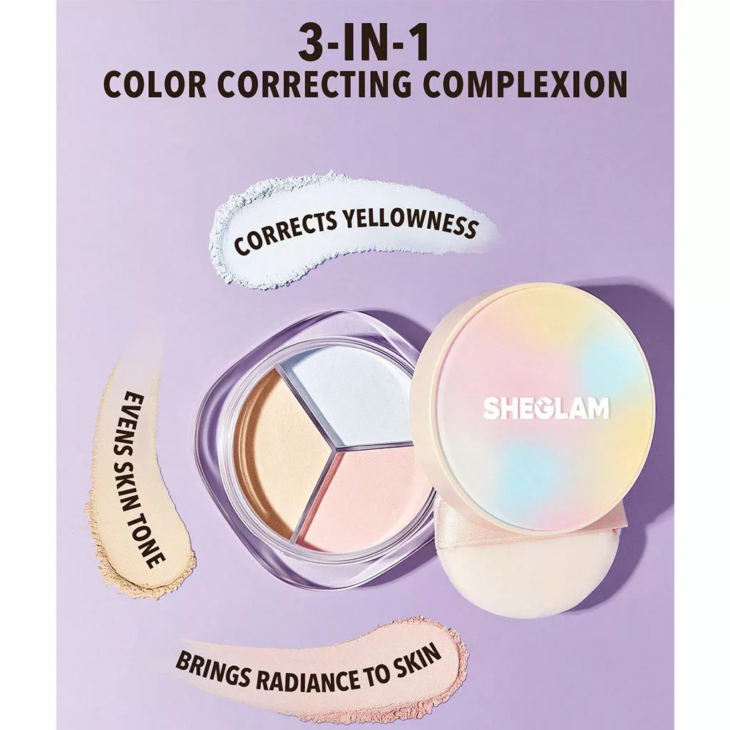 پودر فیکس ٣ رنگ شیگلم RADIANCE RING 3 IN 1