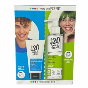 پک شوینده و کرم شب پوست چرب آندر توئنتی