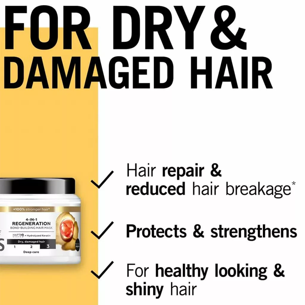 ماسک مو کراتین گلیس مناسب مو آسیب دیده