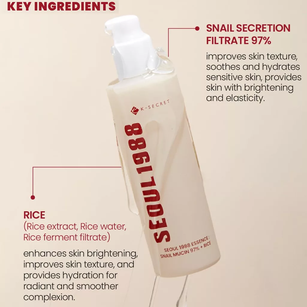 سرم اسنس حلزون 97% سئول 1988 کی سکرت K-SECRET