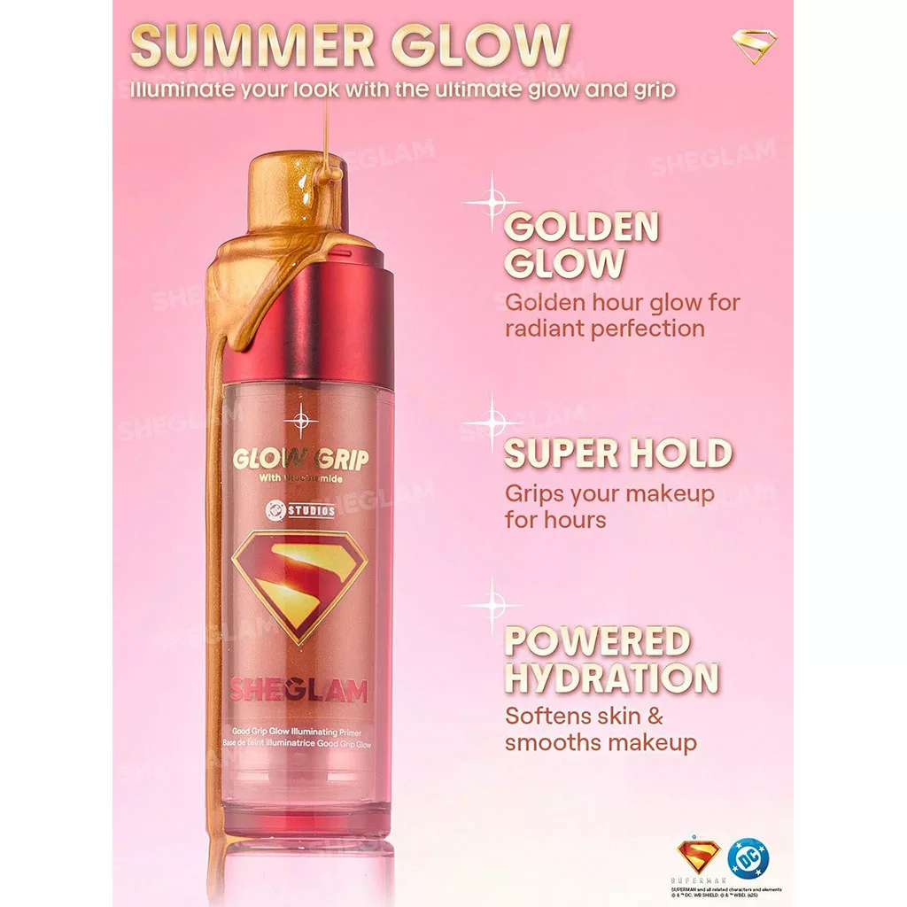پرایمر glow grip شیگلم سوپر من حاوی نیاسینامید