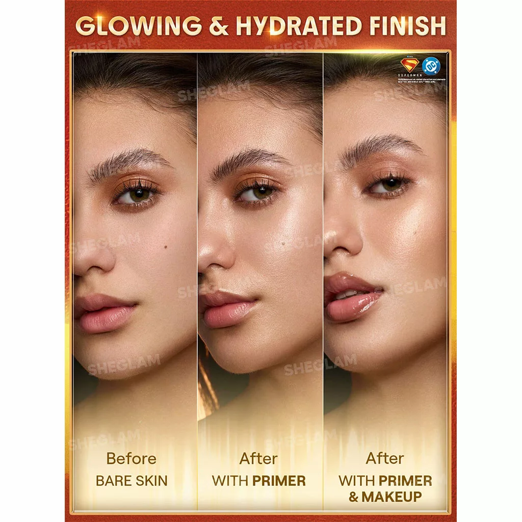 پرایمر glow grip شیگلم سوپر من حاوی نیاسینامید