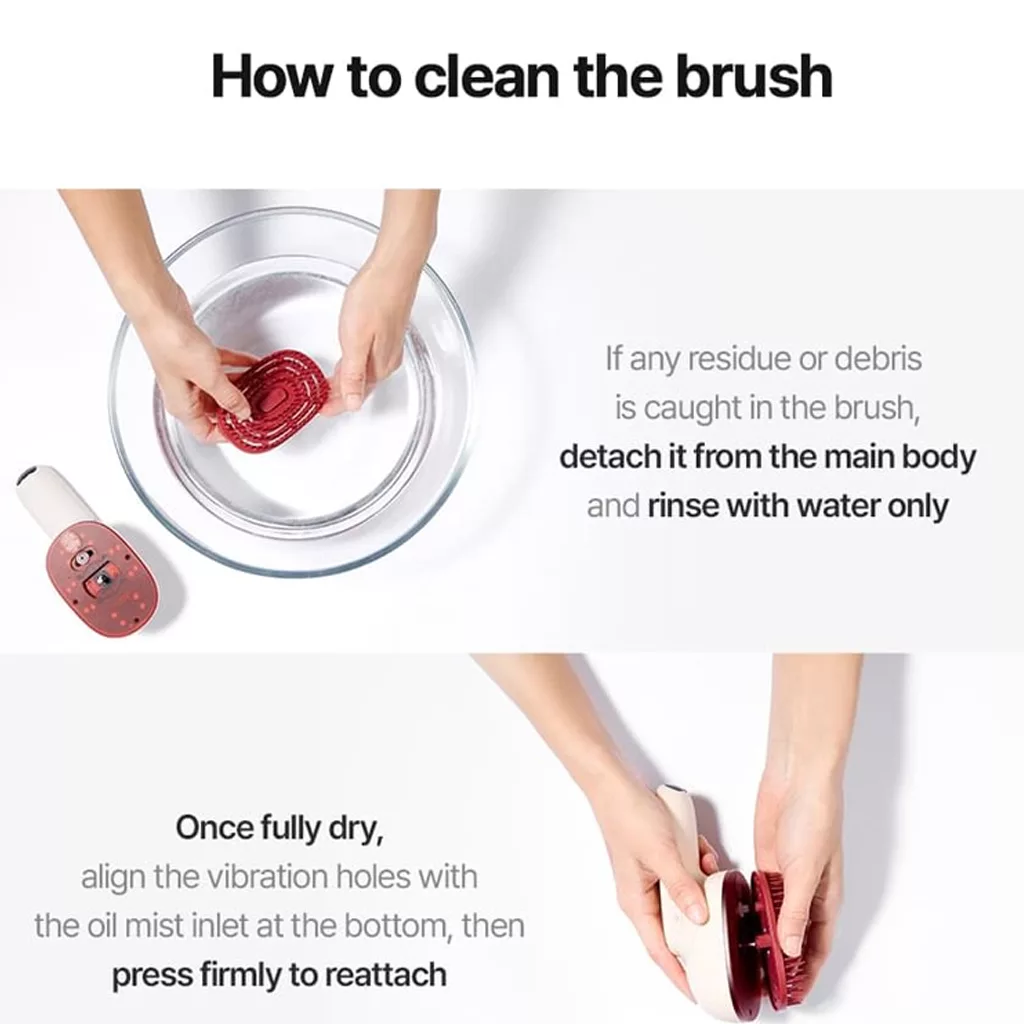 برس Moev مو ایو ماساژور اشعه تراپی پوست و مو