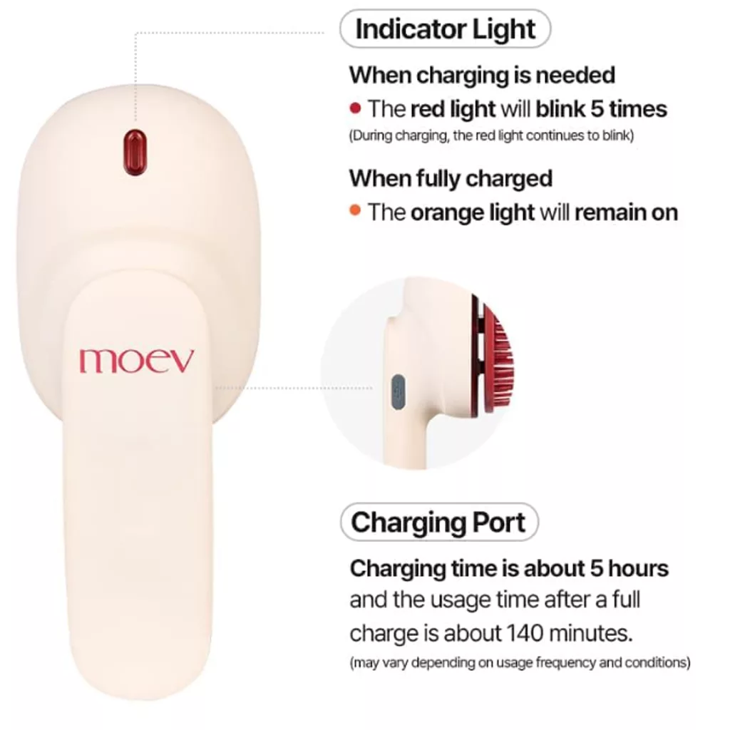 برس Moev مو ایو ماساژور اشعه تراپی پوست و مو