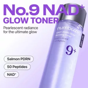 تونر +9 نامبوزین 50پپتاید NAD+PDRN glow boosting Toner