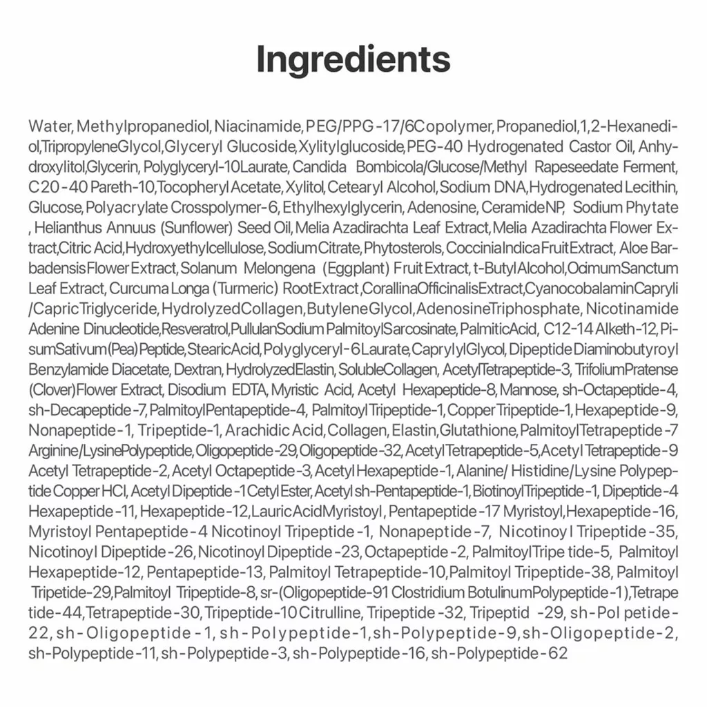 تونر +9 نامبوزین 50پپتاید NAD+PDRN glow boosting Toner