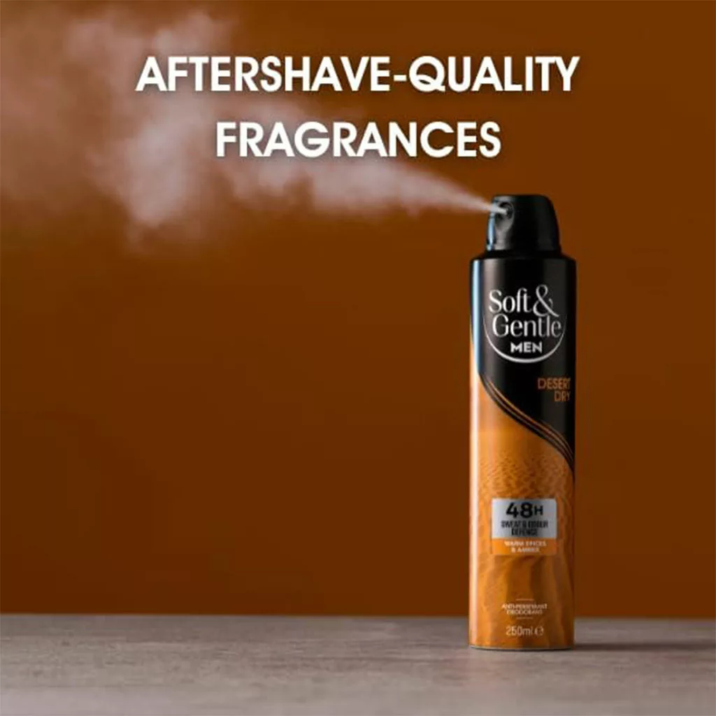 اسپری ضد تعریق سافت اند جنتل مدل desert dry