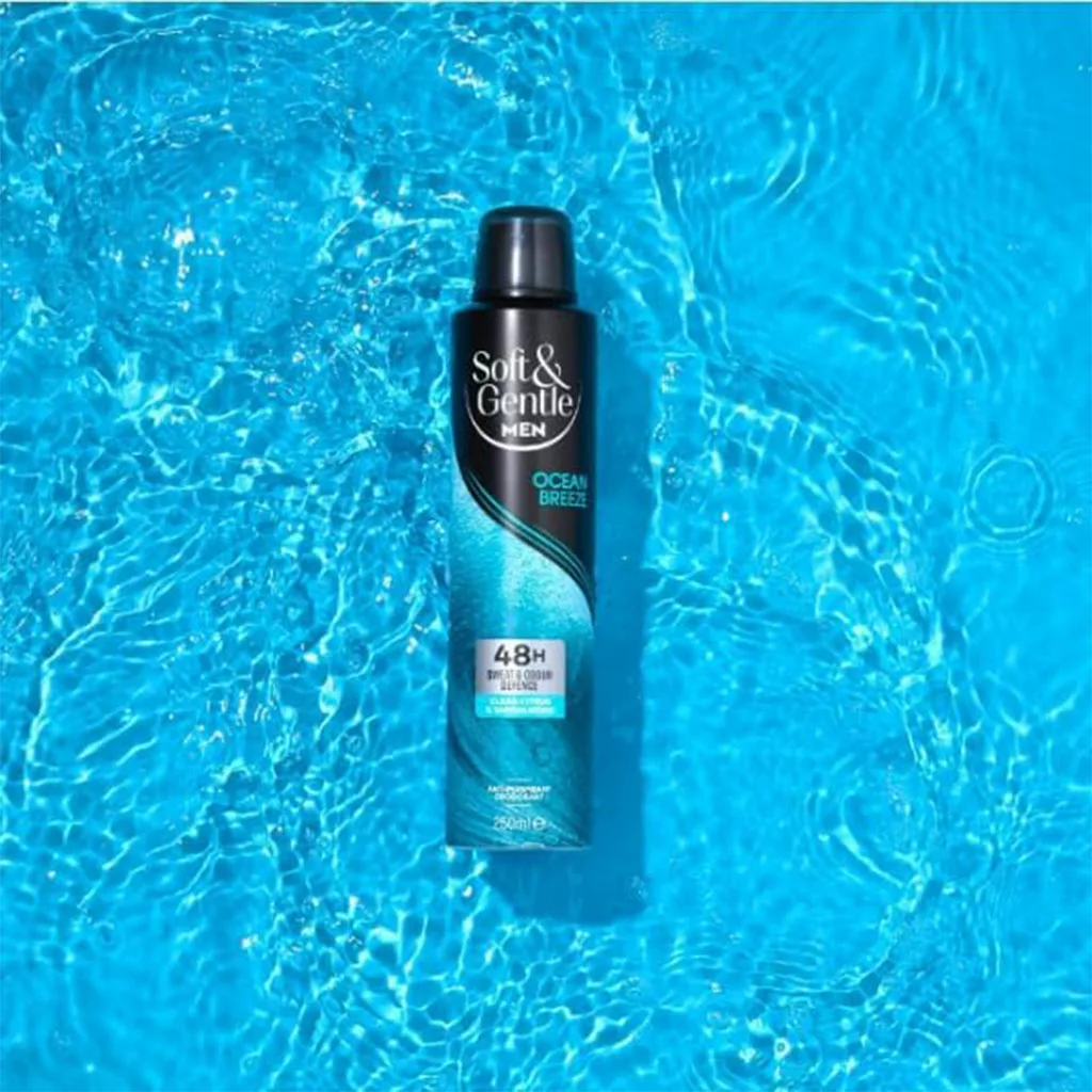 اسپری ضد تعریق سافت اند جنتل مردانه مدل ocean breeze
