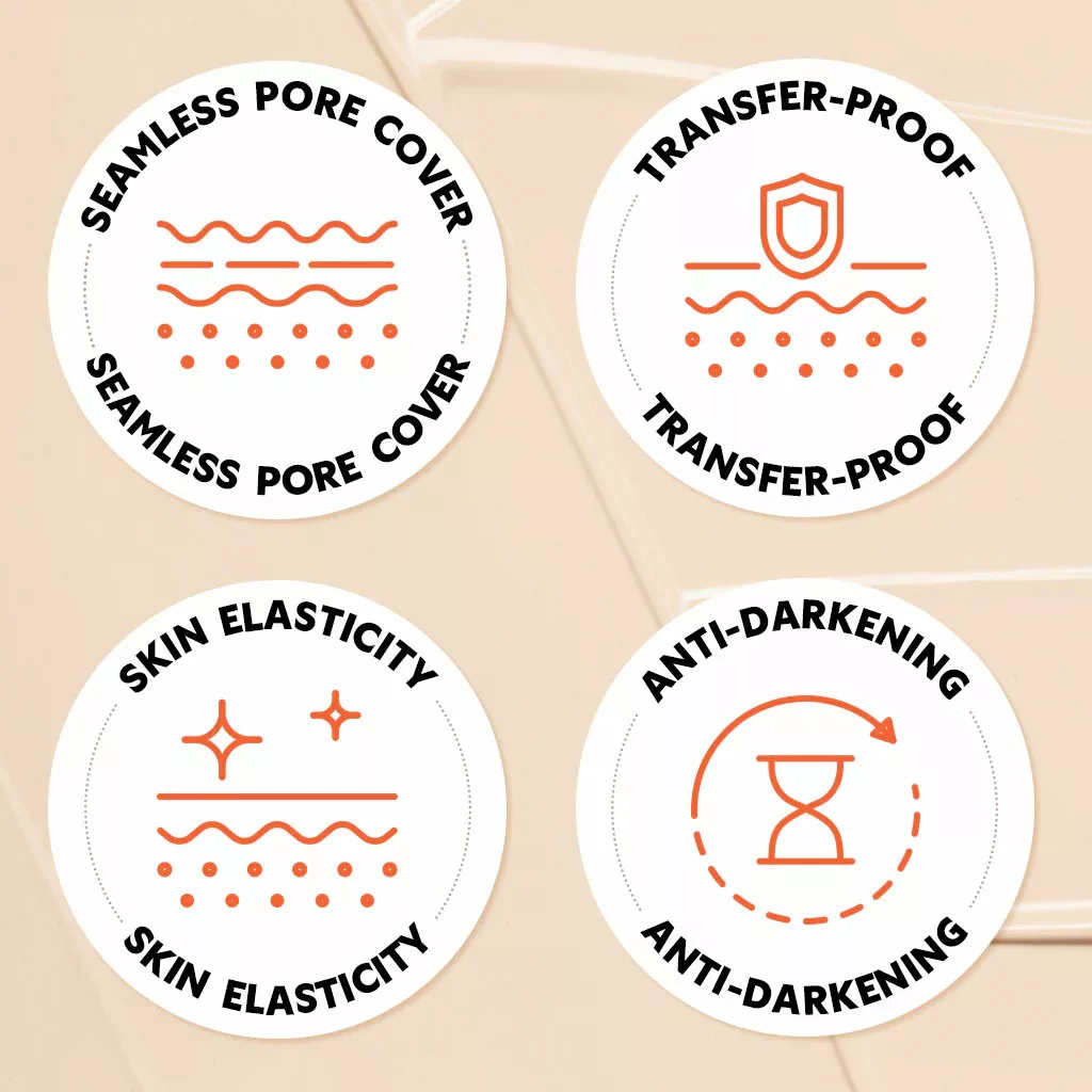 کوشن تیرتیر نارنجی Blue Setting coverage