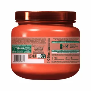 ماسک مو کراتین گارنیر مناسب موهای آسیب دیده