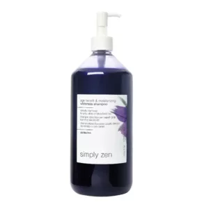 شامپو آبرسان و رنگساژ ضد زردی سیمپلی زن مناسب موهای خاکستری سفید و بلوند