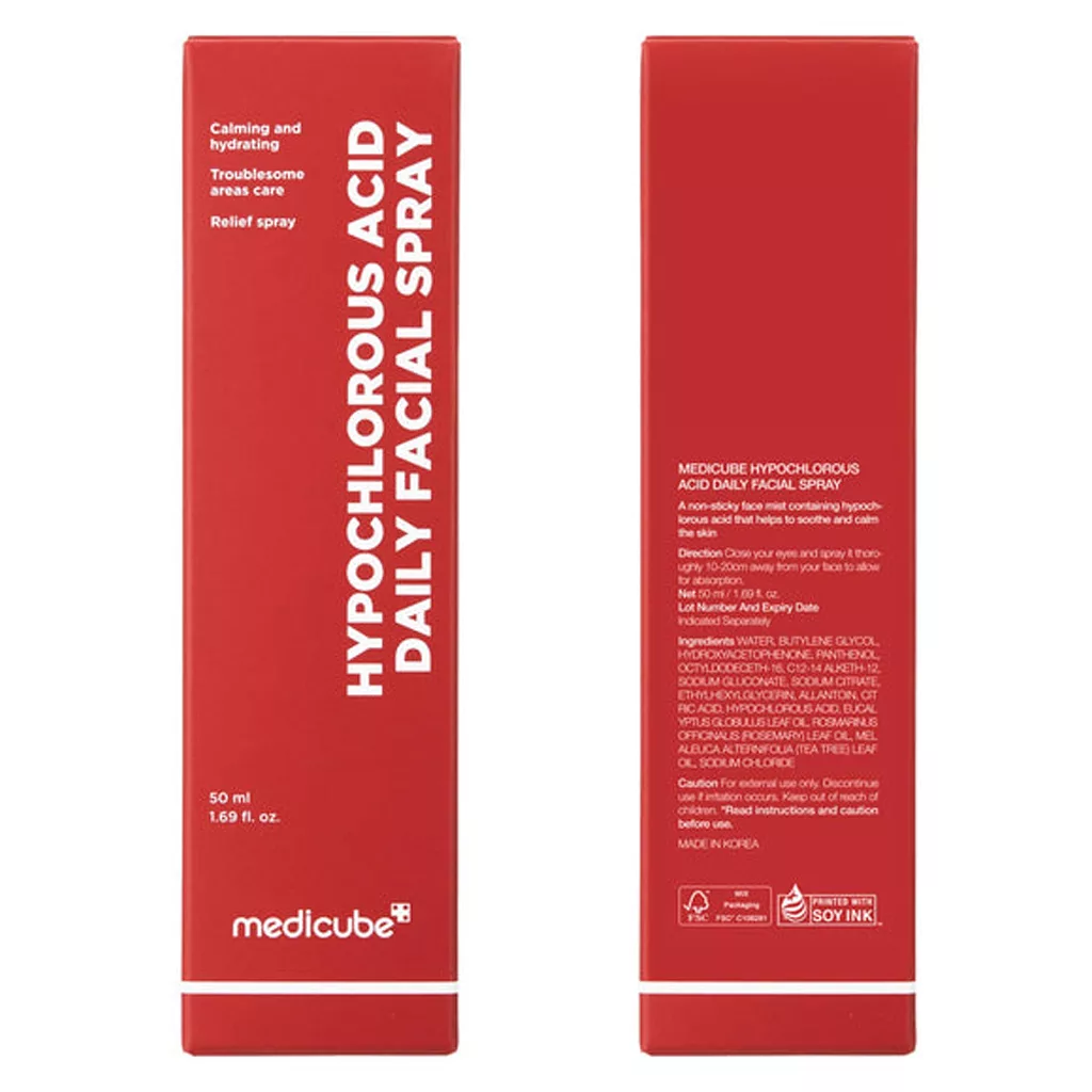 اسپری تسکین دهنده و آبرسان مدی کیوب