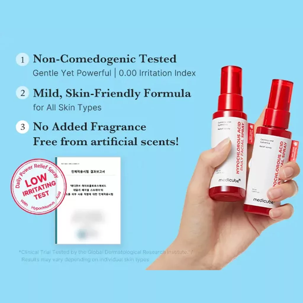 اسپری تسکین دهنده و آبرسان مدی کیوب