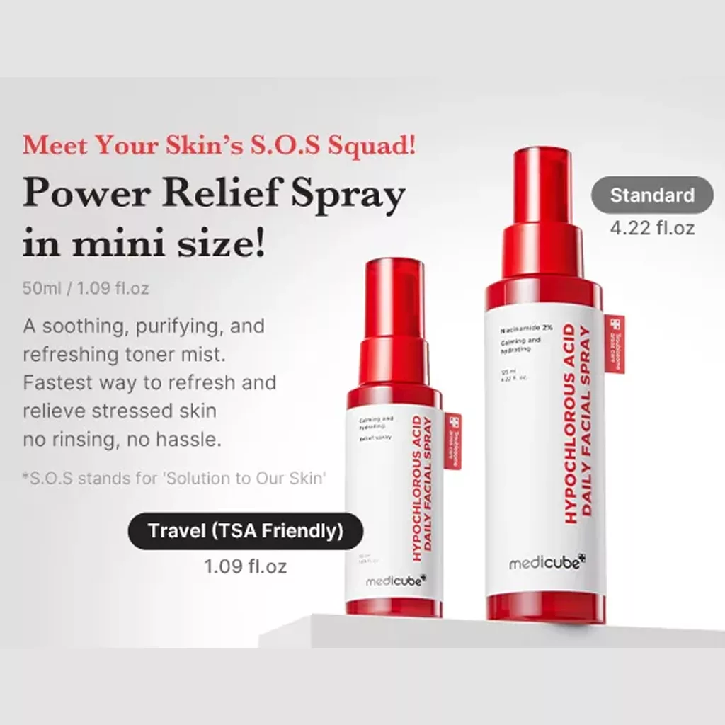 اسپری تسکین دهنده و آبرسان مدی کیوب