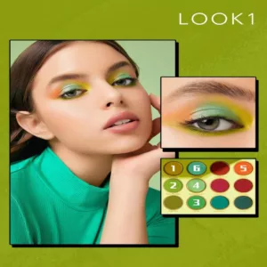 پالت جذاب ۱۲ رنگ شیگلم مدل forever feather