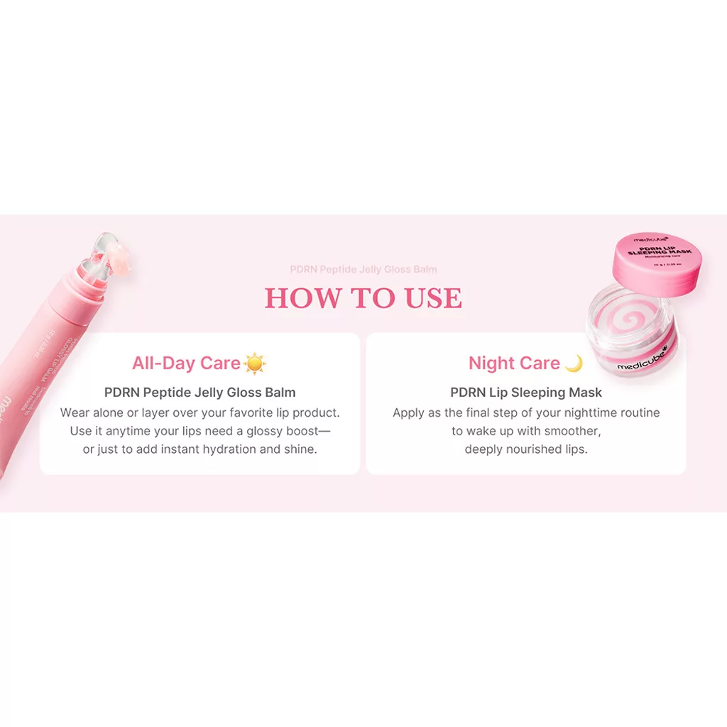بالم لب پپتاید PDRN مدی کیوب GLOSSY