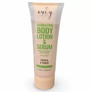 لوسیون بدن و سرم آبرسان اونلی حاوی پاپایا و هلو