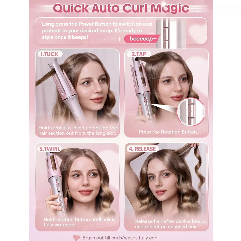 دستگاه فر جادویی شیگلم سری جدید صورتی