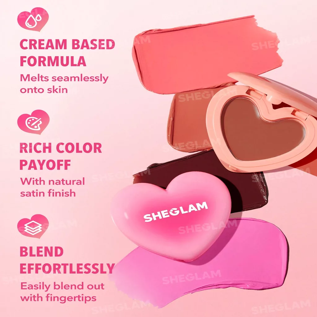 رژگونه قلبی شیگلم در ۲ رنگ