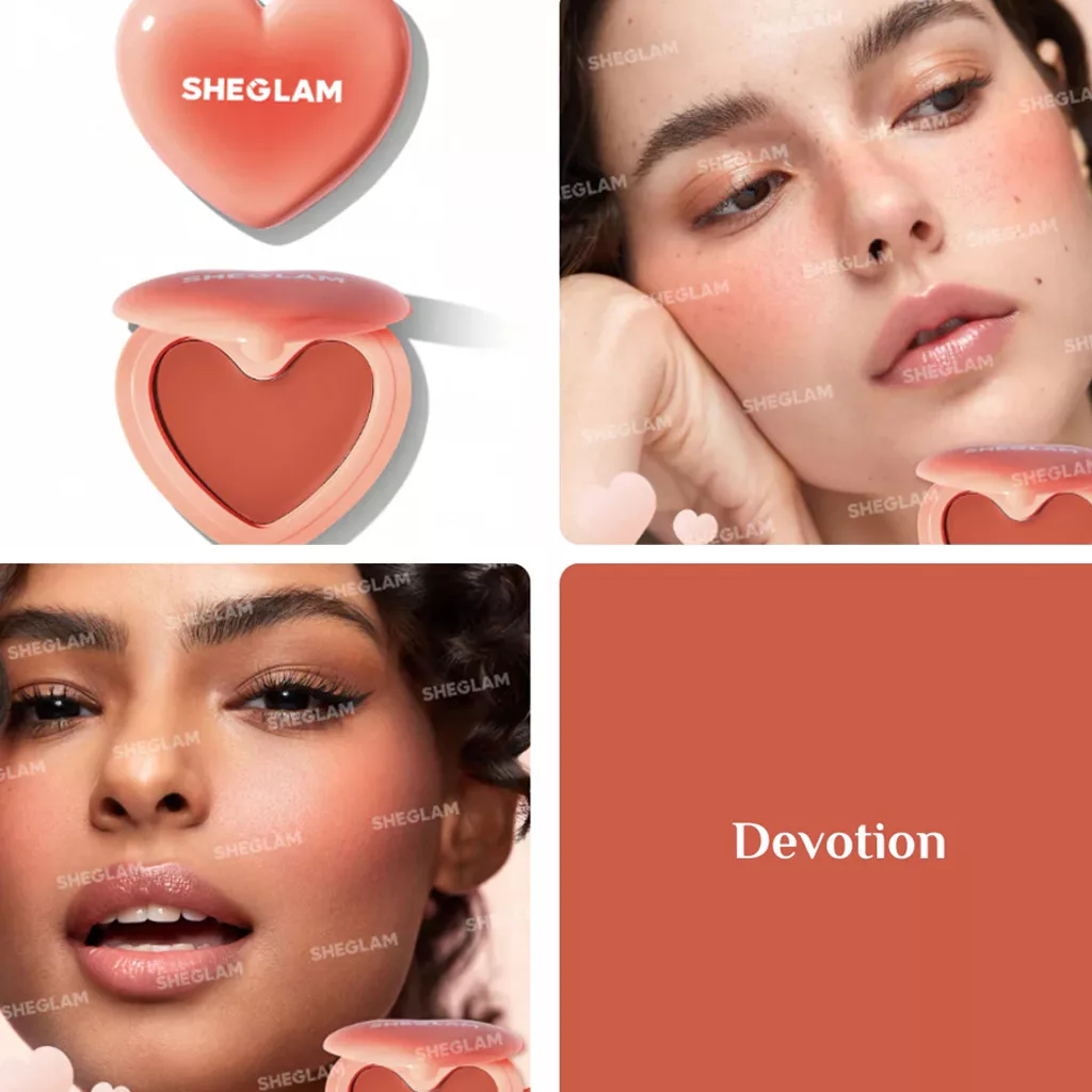 رژگونه قلبی شیگلم در ۲ رنگ