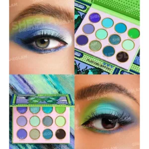 پالت سایه 12 رنگ جذاب شیگلم مدل flutter effect