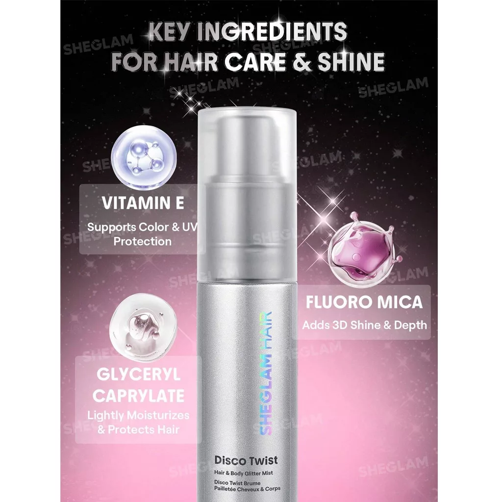 گلیتر ( شاین ) مو و بدن شیگلم رنگ midnight aurora