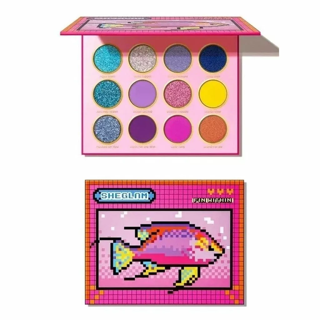 پالت سایه جذاب ۱۲ رنگ شیگلم مدل fin within