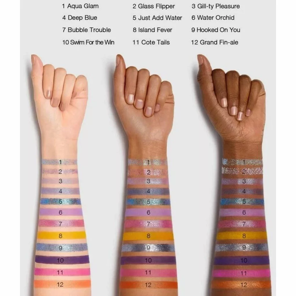 پالت سایه جذاب ۱۲ رنگ شیگلم مدل fin within