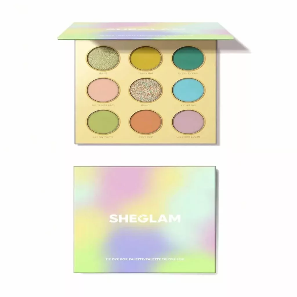 پالت سایه ۹ رنگ کاربردی شیگلم مدل tie dye for