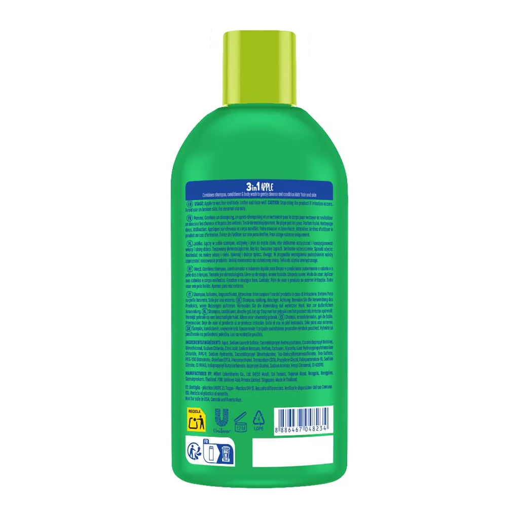 شامپو بچه سواو حاوی مواد نرم کننده و عصاره سیب