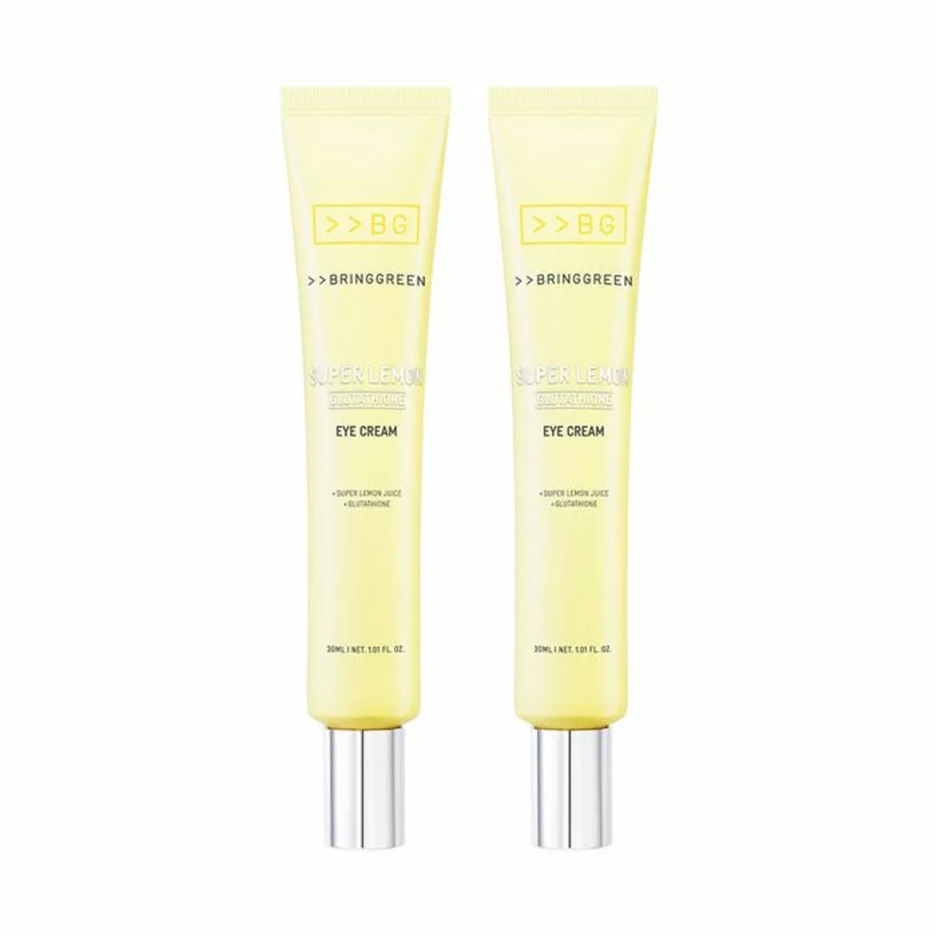 کرم دور چشم برینگ گرین روشن کننده قوی حاوی گلوتاتیون و لیمو