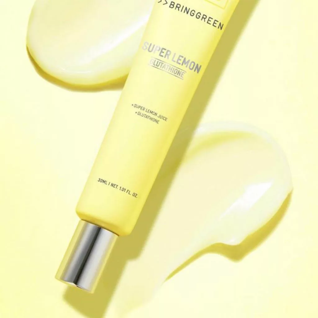 کرم دور چشم برینگ گرین روشن کننده قوی حاوی گلوتاتیون و لیمو