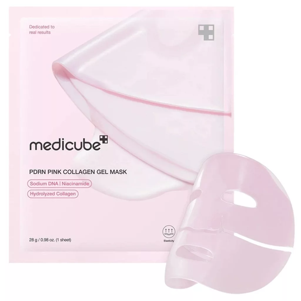 ماسک ژل صورت ورقی کلاژن مدی کیوب