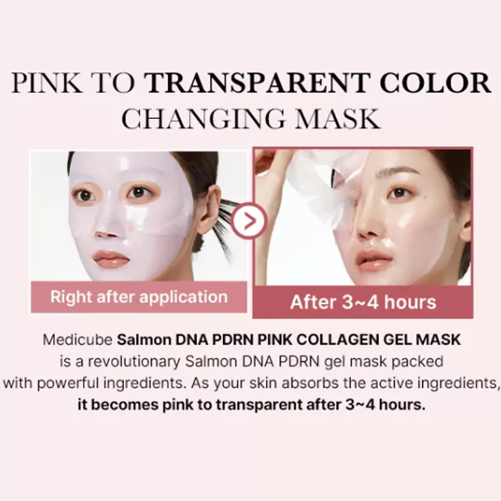 ماسک ژل صورت ورقی کلاژن مدی کیوب