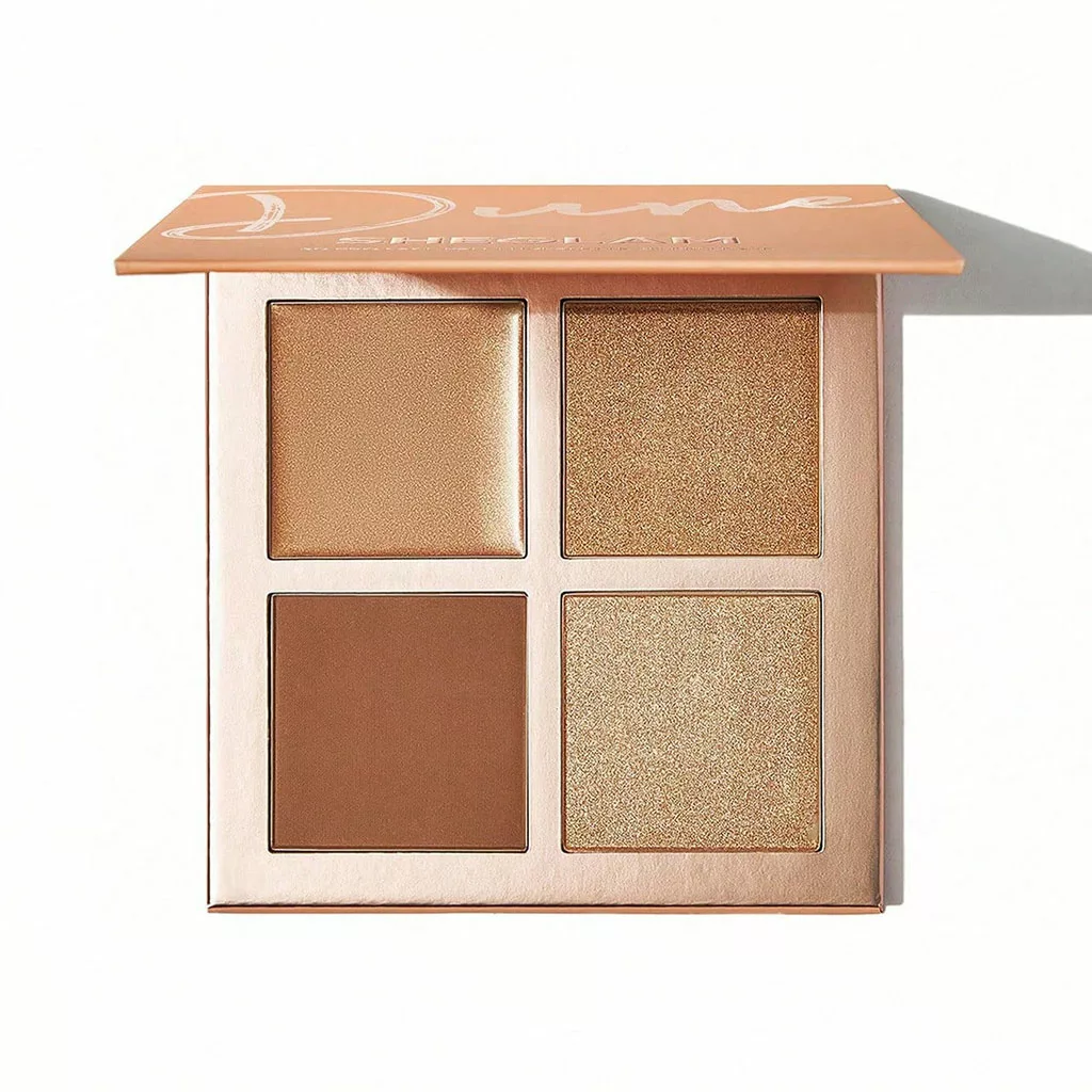 پالت 4رنگ کانتور و هایلایتر شیگلم مدل 3D pro face dune