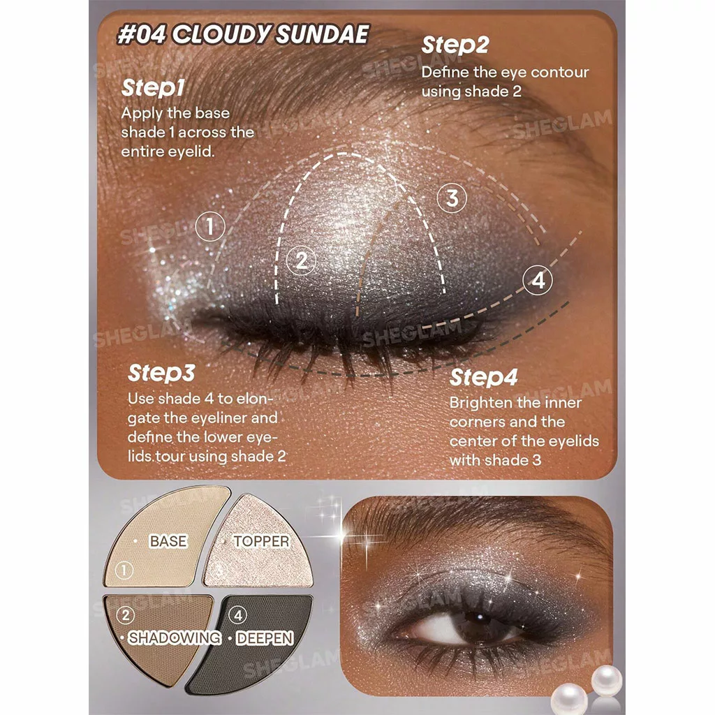 پالت مینی کاربردی شیگلم مدل cloudy sundae