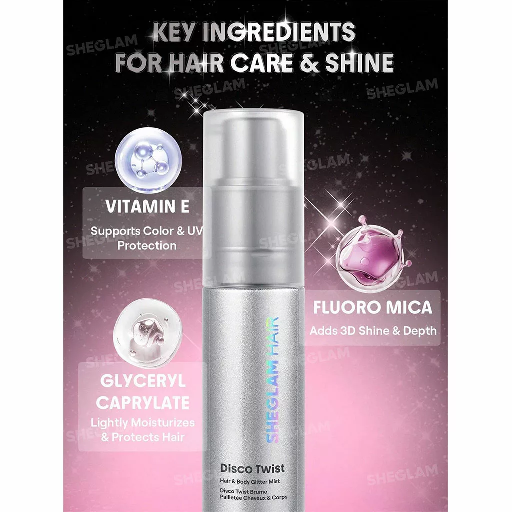 گلیتر ( شاین ) مو و بدن شیگلم رنگ dance queen