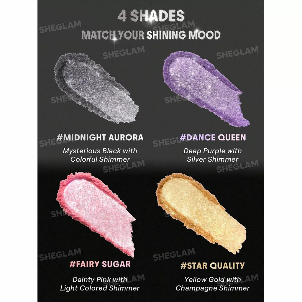 گلیتر ( شاین ) مو و بدن شیگلم رنگ star quality