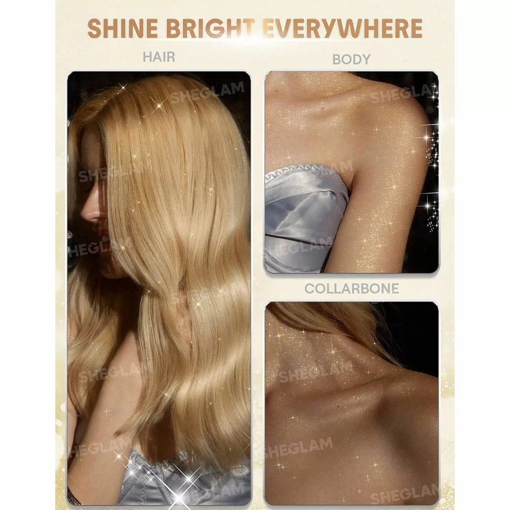 گلیتر ( شاین ) مو و بدن شیگلم رنگ star quality