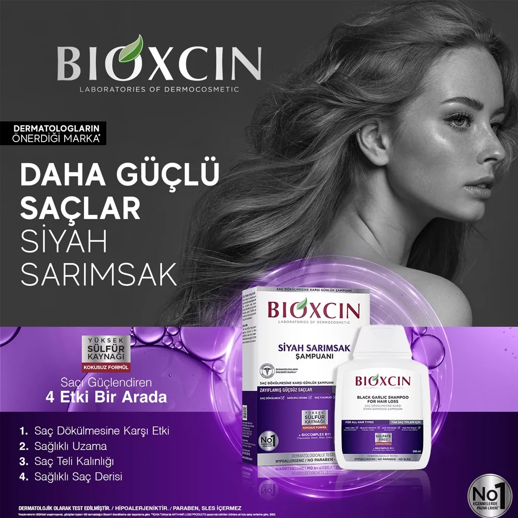 شامپو سیر سیاه بیوکسین ضدریزش مو