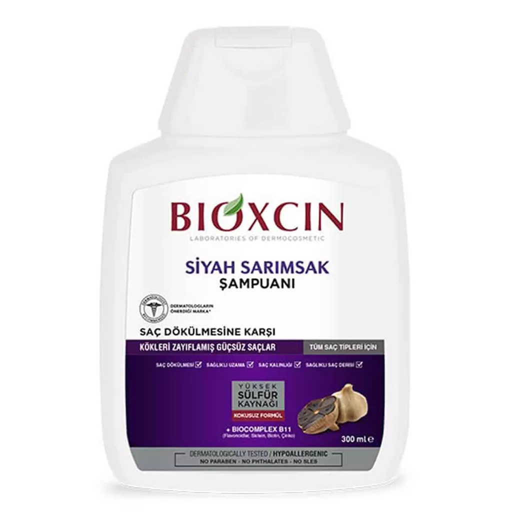 شامپو سیر سیاه بیوکسین ضدریزش مو در 2 حجم