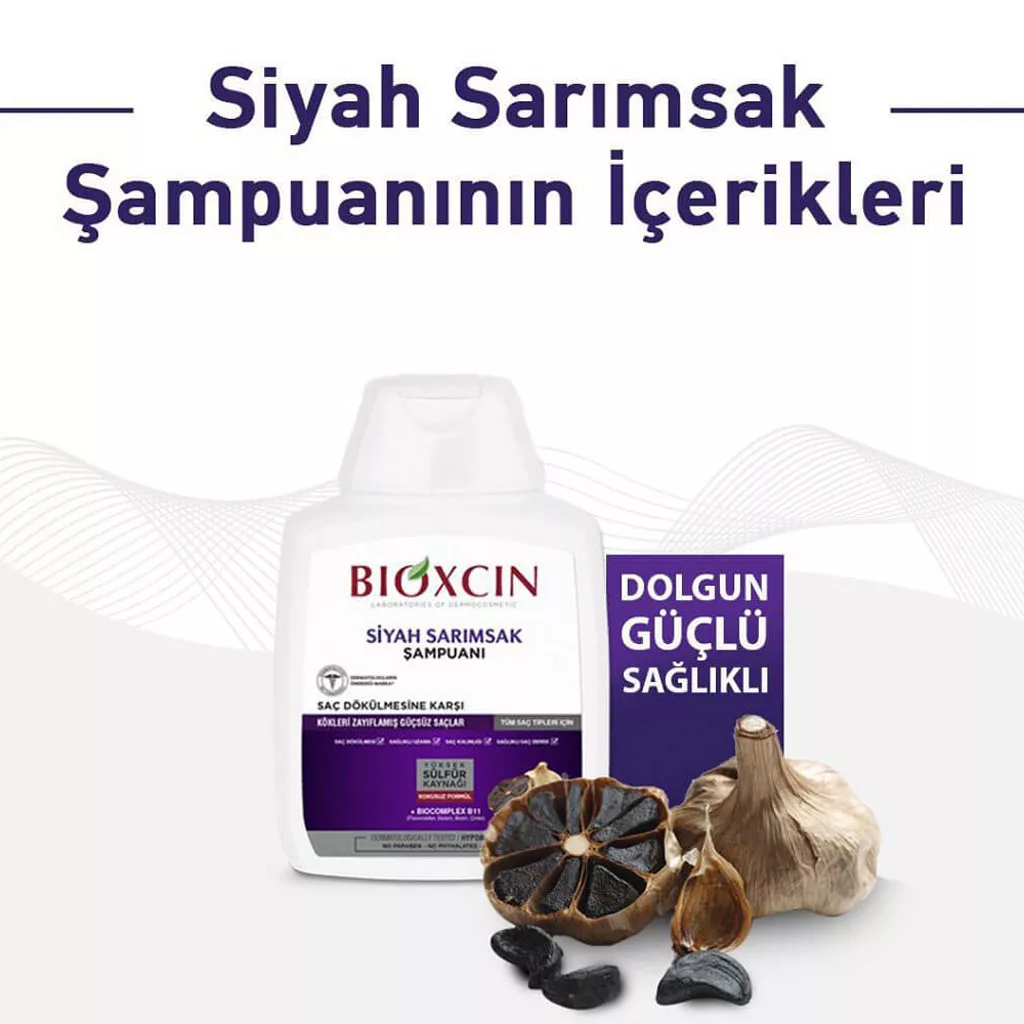 شامپو سیر سیاه بیوکسین ضدریزش مو