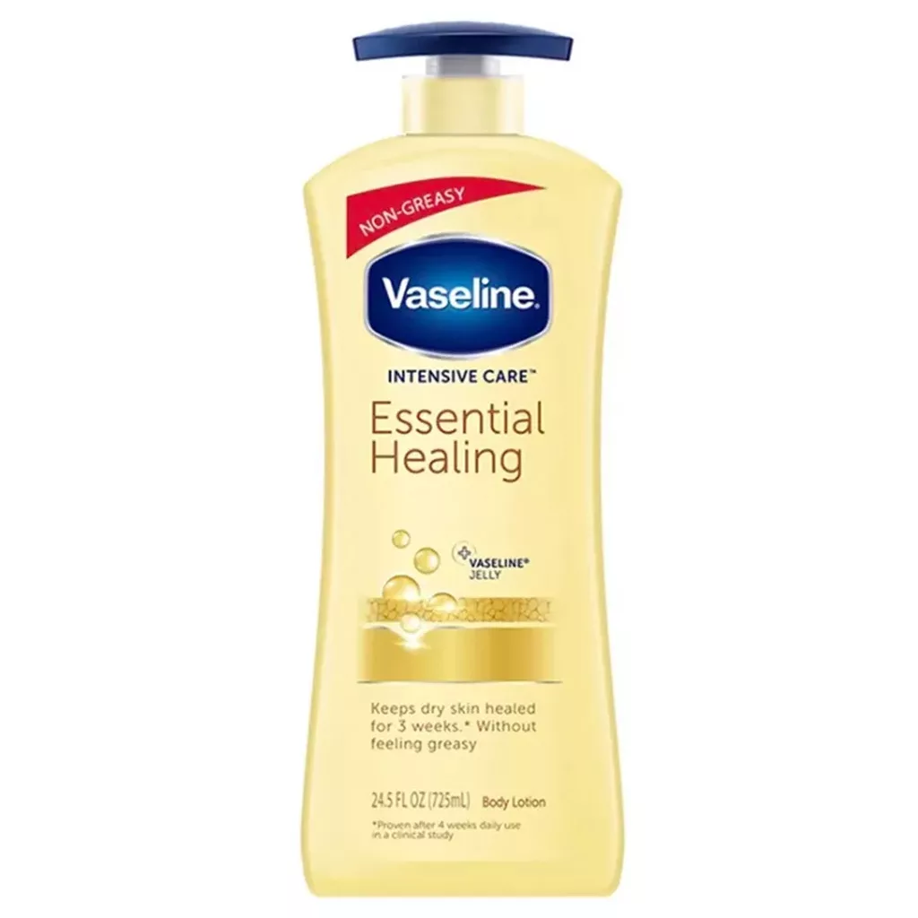 لوسیون پمپی وازلین زرد essential لوسیون پمپی وازلین زرد essential